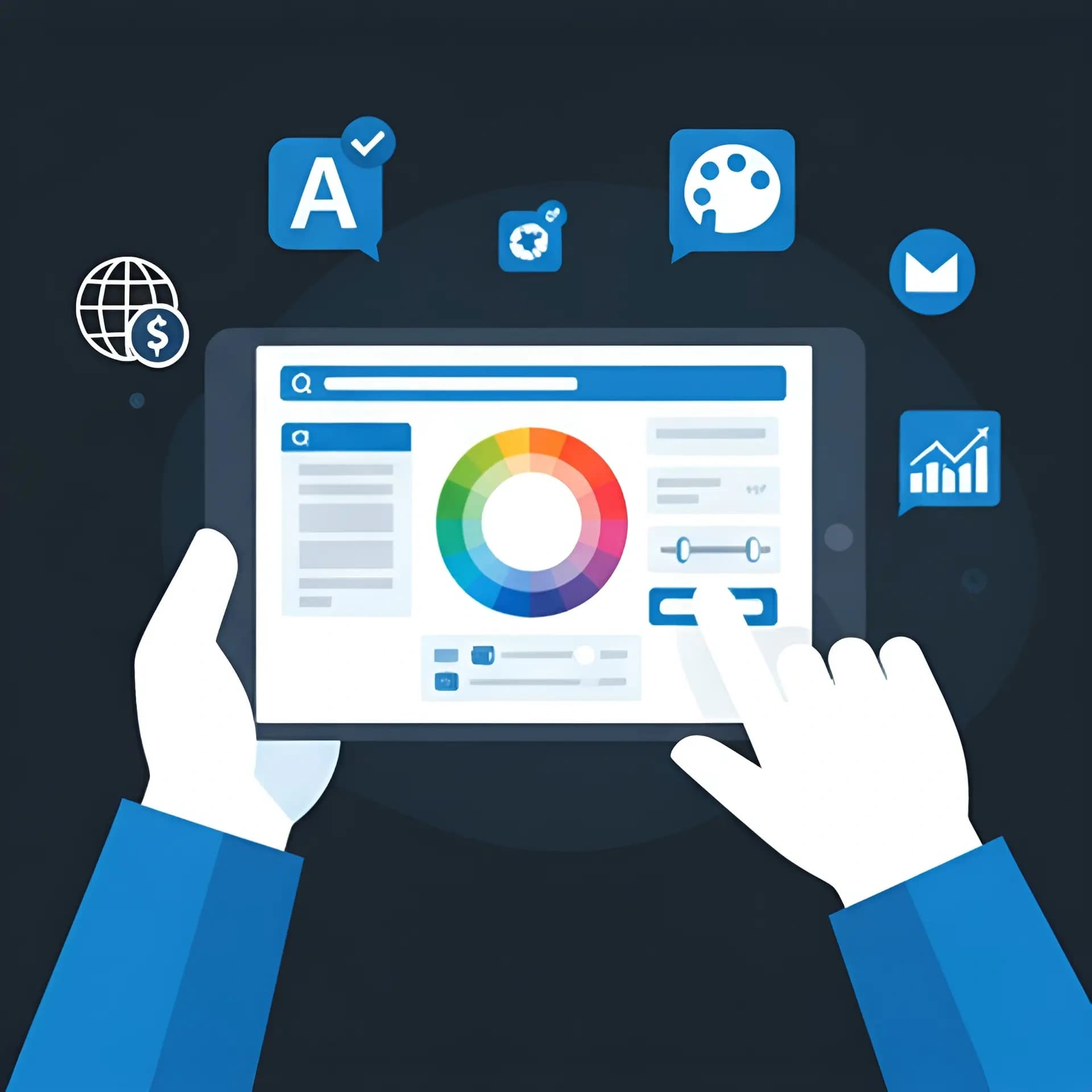 Complete visual customization to match brand identity